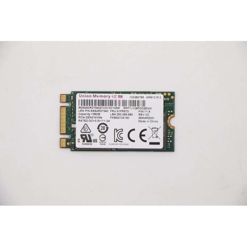 Lenovo UMIS AM610 128GB M.2 PCIe Lenovo UMIS AM610 128GB M.2 PCIe